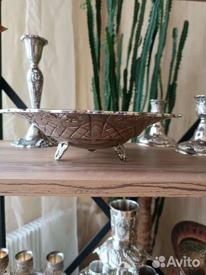 Посуда, мельхиор/серебрение, Германия, СССР