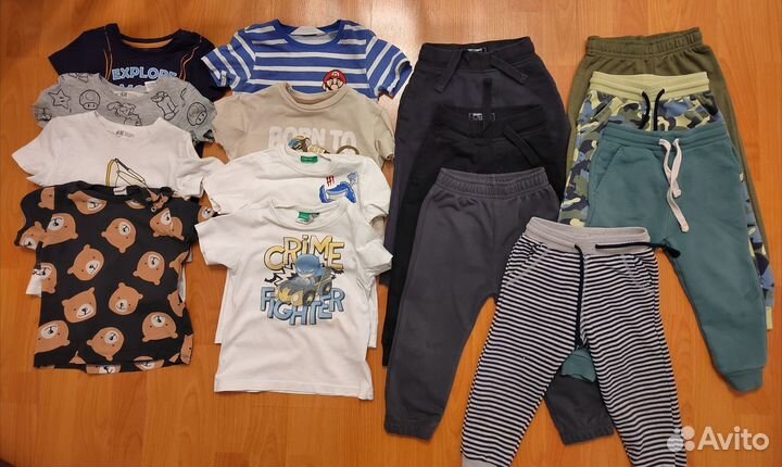 Одежда пакетом для мальчика 86-92