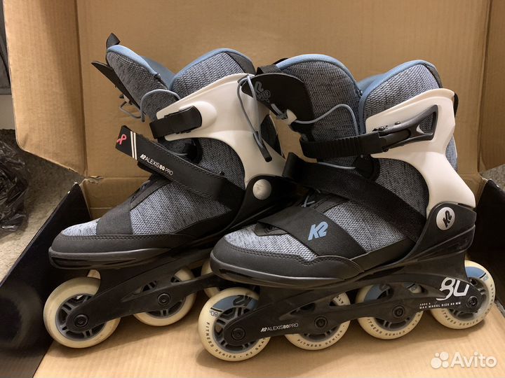 Ролики (коньки) k2 alexis 80 pro 39,5 размер