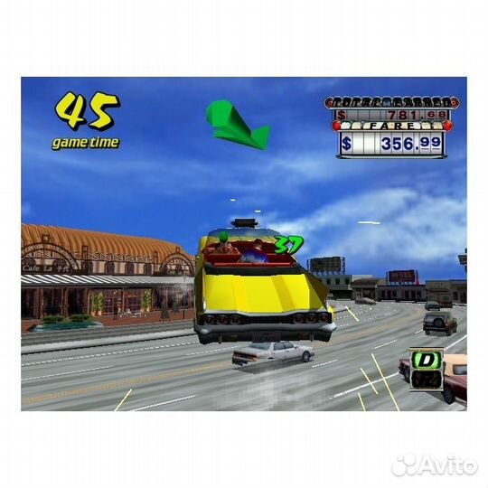 Crazy Taxi с инструкцией (GameCube)