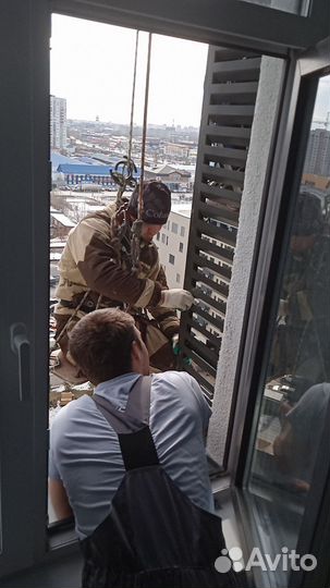 Установка кондиционеров. Пром.альпинизм