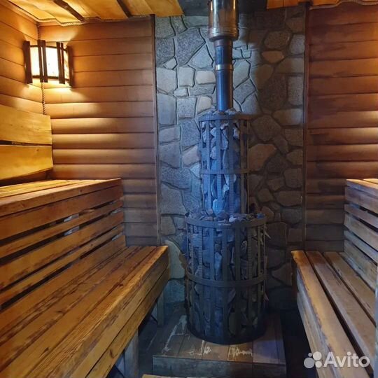Русская баня на дровах