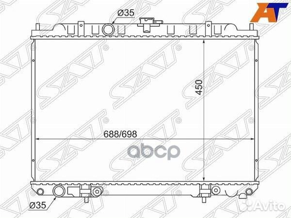 Радиатор Nissan X-Trail 00-07 / Liberty 98-04
