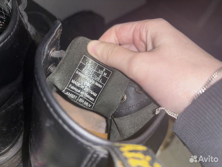 Dr martens ботинки черные размер eu 37