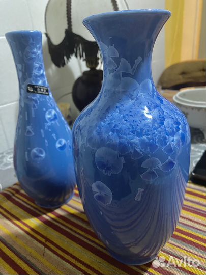 Вазы Китай кристаллическая глазурь