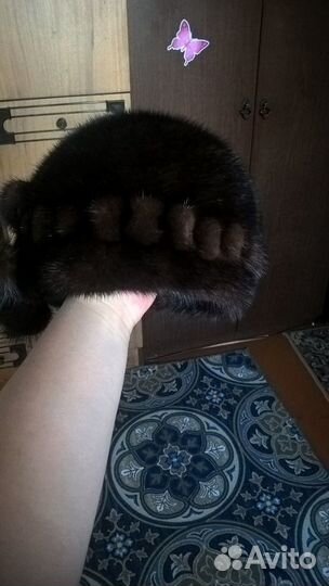 Шапка норковая