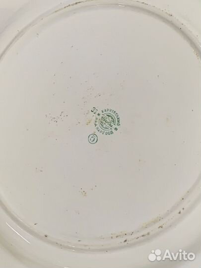 Старинная тарелка