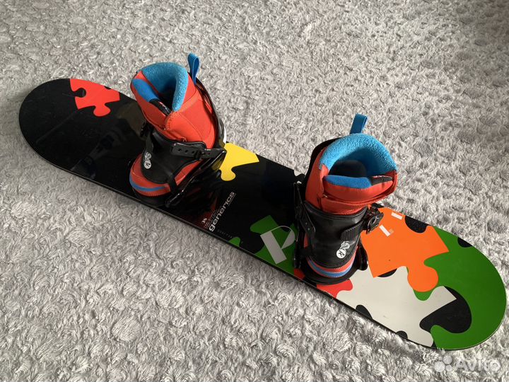 Сноуборд детский 100 кембер комлект