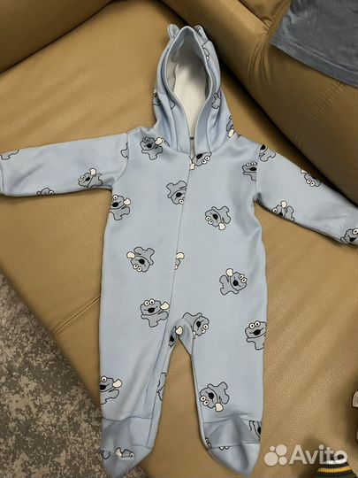 Флисовый комбинезон 74