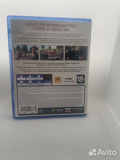 Игра L.A. Noire для PS4