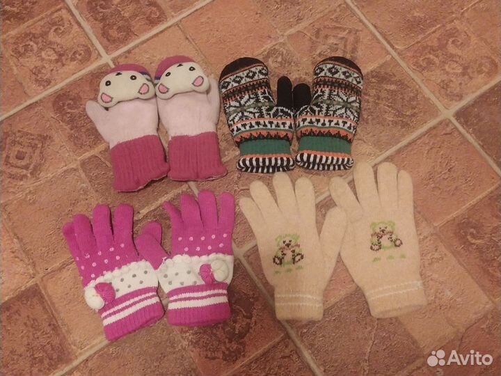 Варежки и перчатки детские