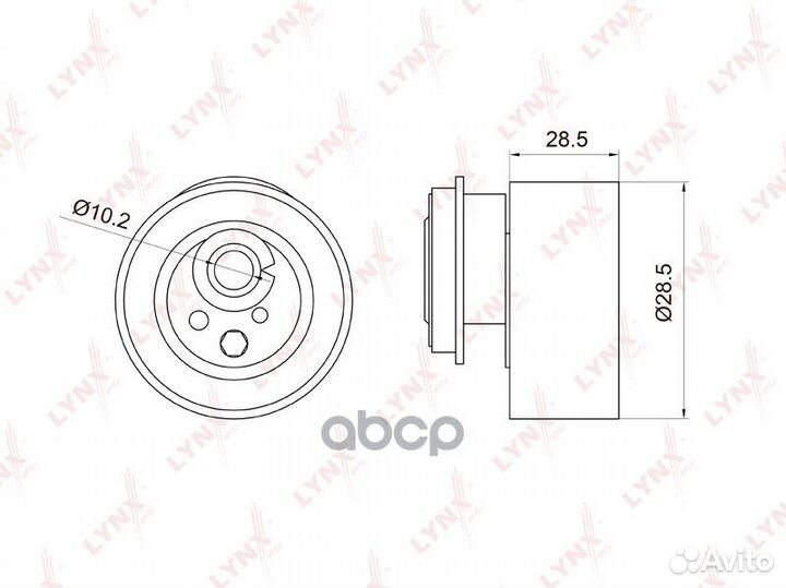 Ролик натяжной грм lynxauto PB-1045 mazda 323(B