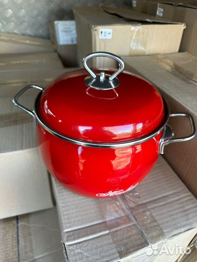 Кастрюли эмалированные