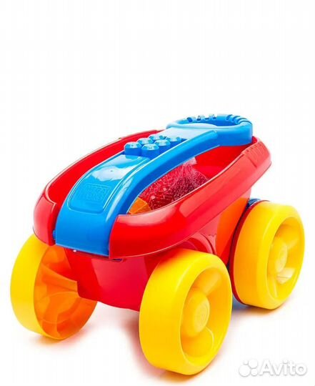 Набор: конструктор + тележка Mega Bloks