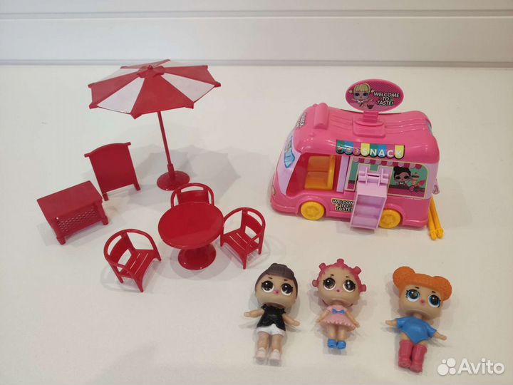 Набор лол автобус-кафе