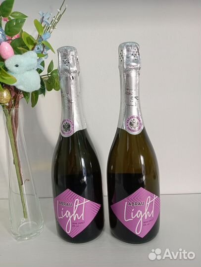 Свадебные бокалы, бутылки