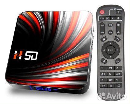 Медиаплеер H50, Android 10, RK3318, 2/16GB, SD, 2x