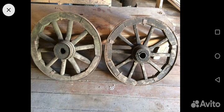 Колеса деревянные