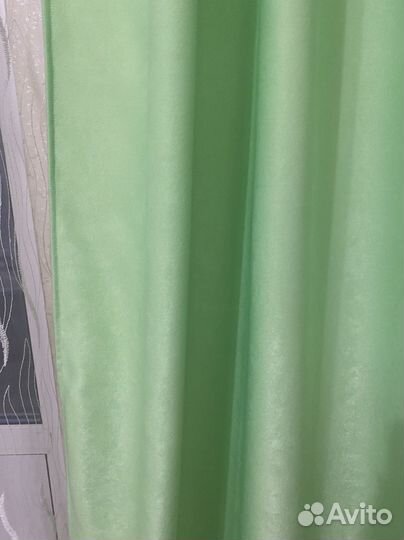 Шторы с тюлью и карнизом