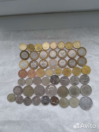 Монеты разные