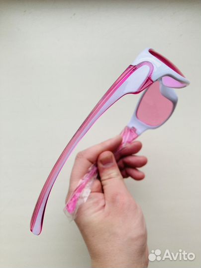 Очки Balenciaga/Y2K спортивные розовые