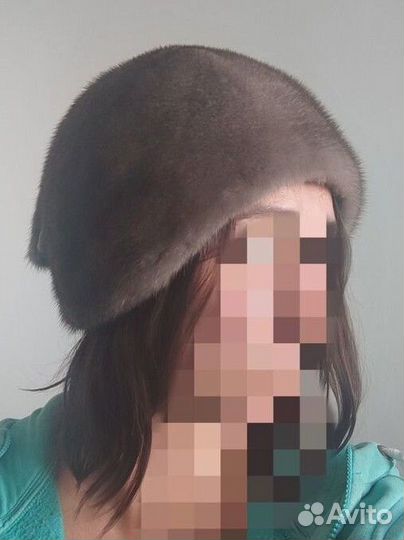 Шапка норковая р-р 54см