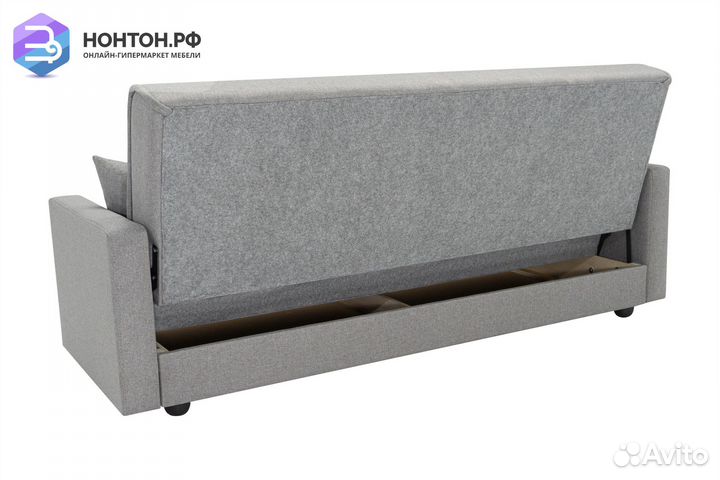Диван книжка Прайм серый