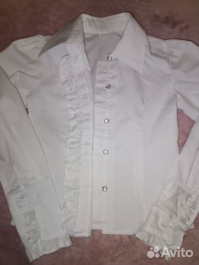 Блузка школьная 122 128