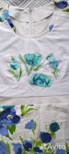 Платье летнее ручной работы