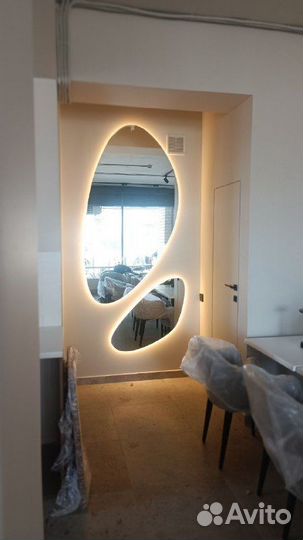 Зеркало с подсветкой любой формы и размера