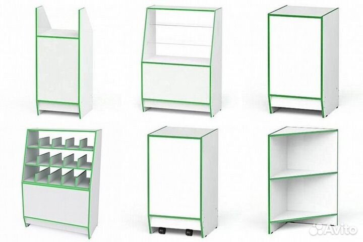 Торговая мебель(стеллажи, прилавки, витрины)