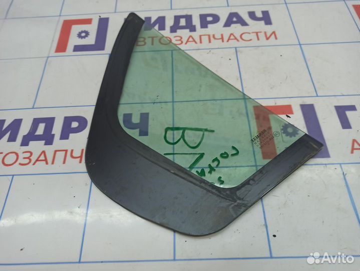Стекло двери задней левой (форточка) Renault Logan