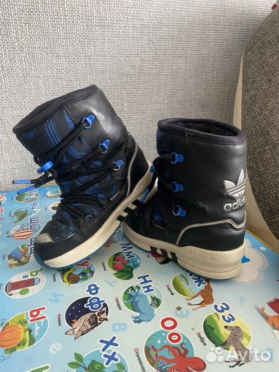 Детская сапоги adidas зимние