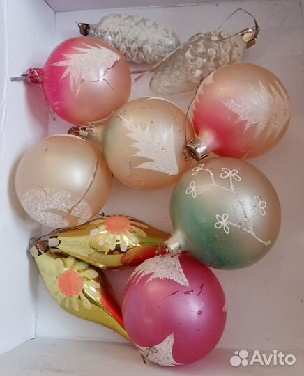 Елочные игрушки СССР