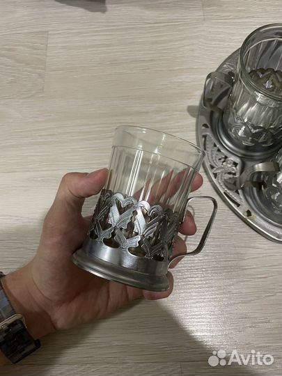 Серебряный чайный набор СССР