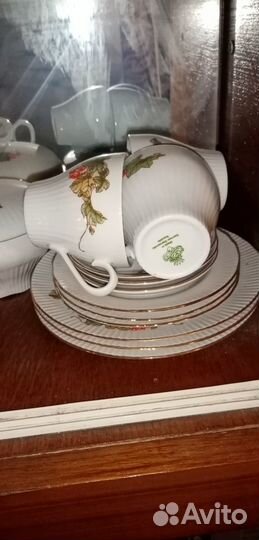 Чайно кофейный сервиз гдр