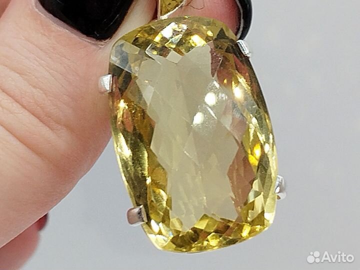 Подвеска с цитринам