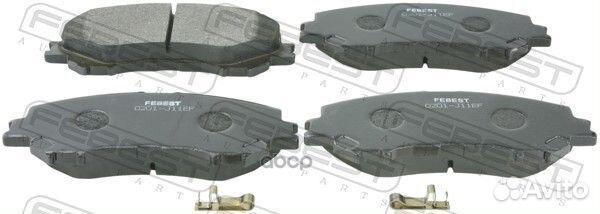 Колодки тормозные передние комплект 0201J11EF F