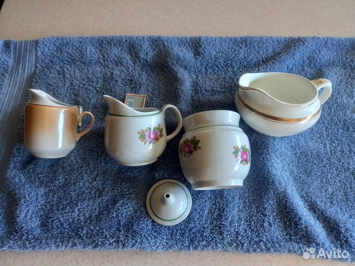 Сахарница СССР цветы. Мартышка из кокоса 22см и др