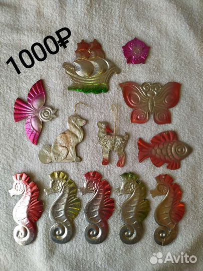 Ёлочные игрушки СССР