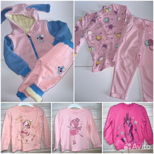 Вещи для девочки пакетом 92