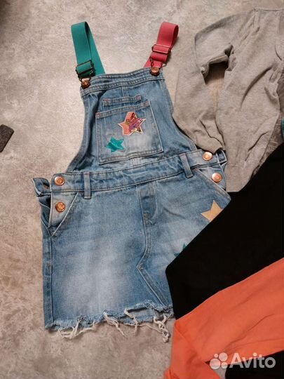 Вещи на девочку пакетом р.116