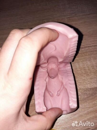 Крыса Рататуй 3D - силиконовая форма для