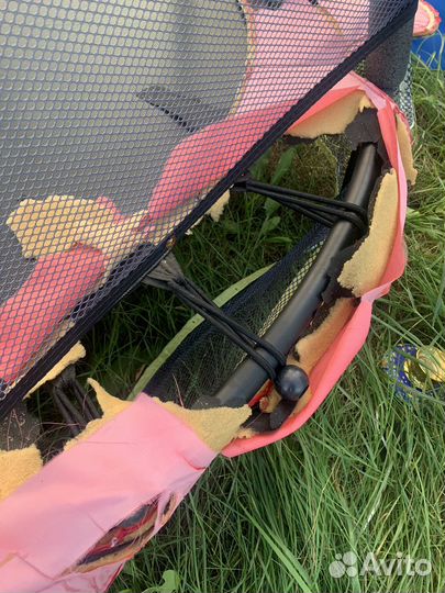 Детский батут с сеткой
