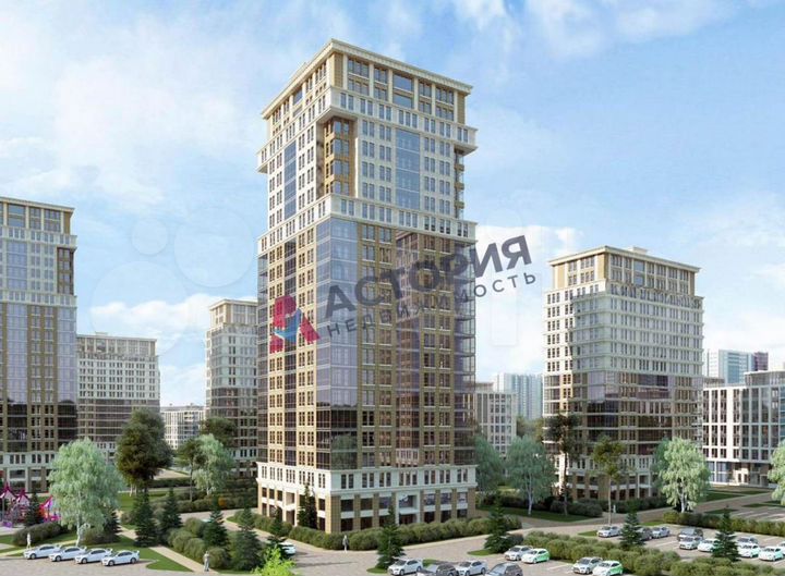 3-к. квартира, 68,9 м², 4/13 эт.