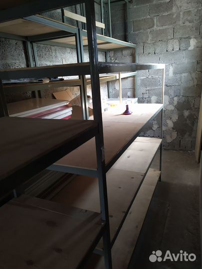 Стеллажи из металлического профиля