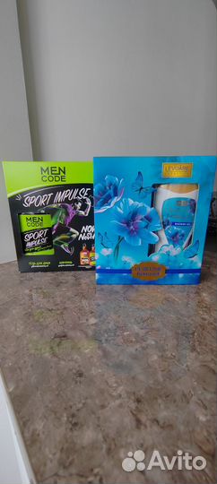 Подарочные наборы шампунь и гель для душа