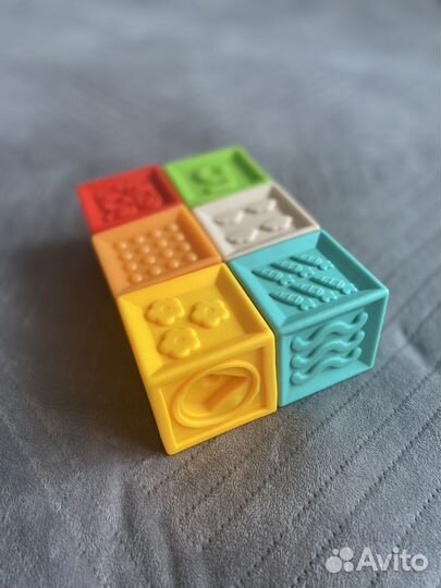 Развивающие кубики мягкие