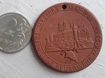 Германия ГДР 1966 Медаль 125 лет добровольной