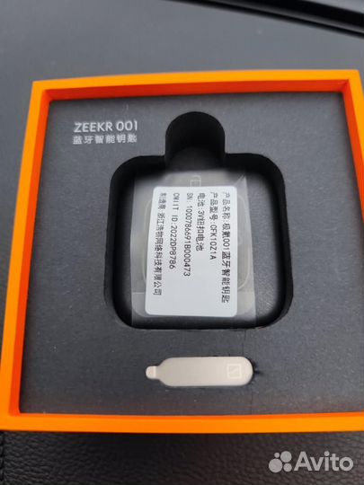 Bluetooth ключ Zeekr 001,009 оригинальный,карточка